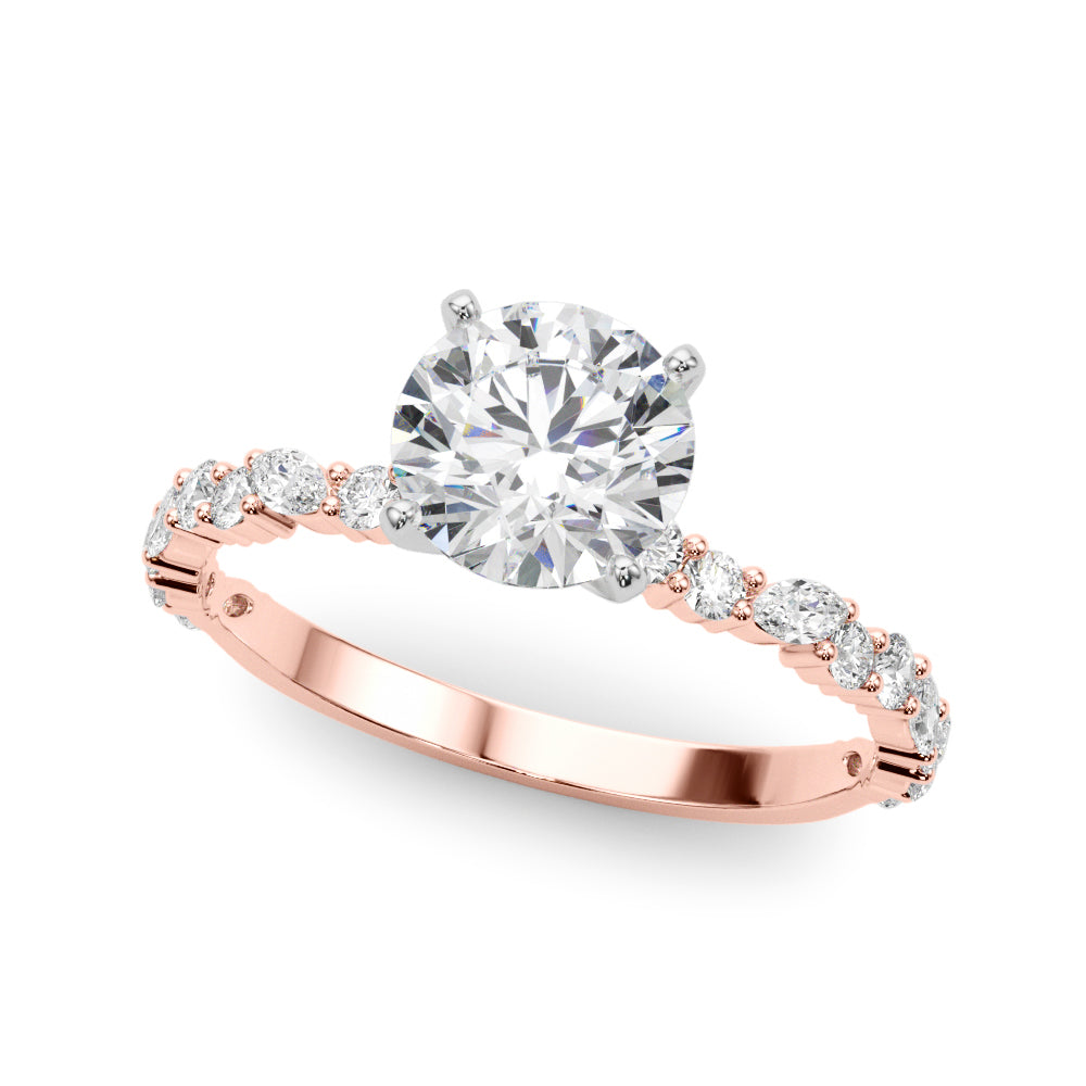 Graceful Engagement Ring Marquise Diamond Engagement Ring — 9K/18K Gold & Platinum