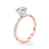 Graceful Engagement Ring Marquise Diamond Engagement Ring — 9K/18K Gold & Platinum
