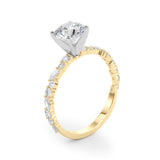 Graceful Engagement Ring Marquise Diamond Engagement Ring — 9K/18K Gold & Platinum