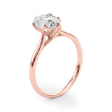 Enchanted Solitaire Shape Pear Diamond Engagement Ring — 9K/18K Gold & Platinum