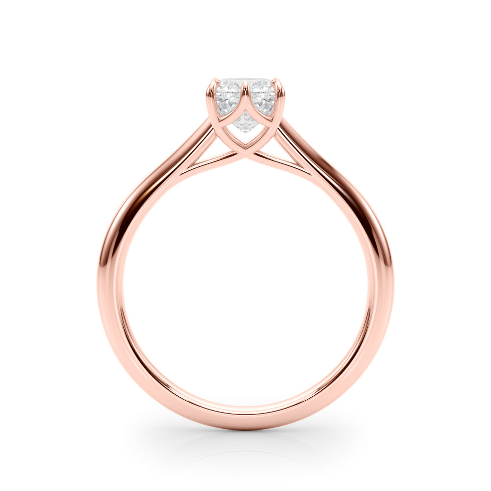 Statement Solitaire 3.8x3.8 Cushion Diamond Engagement Ring — 9K/18K Gold & Platinum