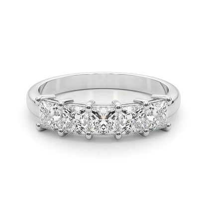 Lab-Grown Diamond Prong Princess Cut 5-Stone Diamond Ring