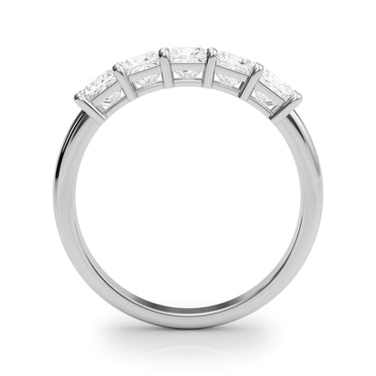 Lab-Grown Diamond Prong Princess Cut 5-Stone Diamond Ring