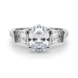 Iconic Sb & Rd Engagement Ring Round Diamond Engagement Ring — 9K/18K Gold & Platinum