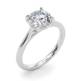 0.75Ct Prong Set Lab Grown Diamond Solitaire Engagement Ring in 9K Yellow & White Gold