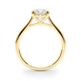 0.75Ct Prong Set Lab Grown Diamond Solitaire Engagement Ring in 9K Yellow & White Gold