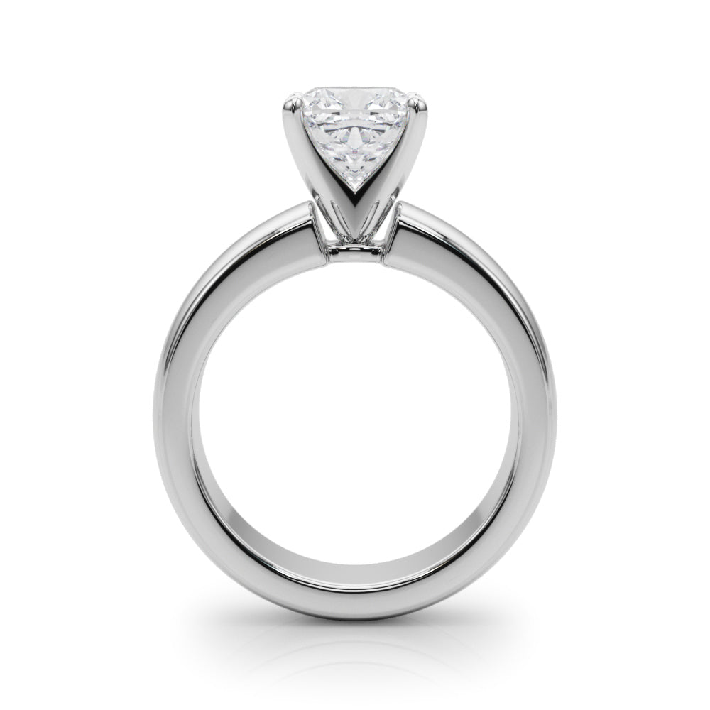 Enchanted Solitaires Round Diamond Engagement Ring — 9K/18K Gold & Platinum