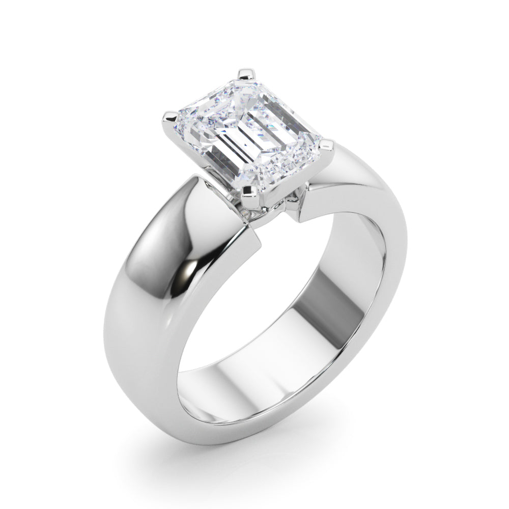 Enchanted Solitaires Round Diamond Engagement Ring — 9K/18K Gold & Platinum