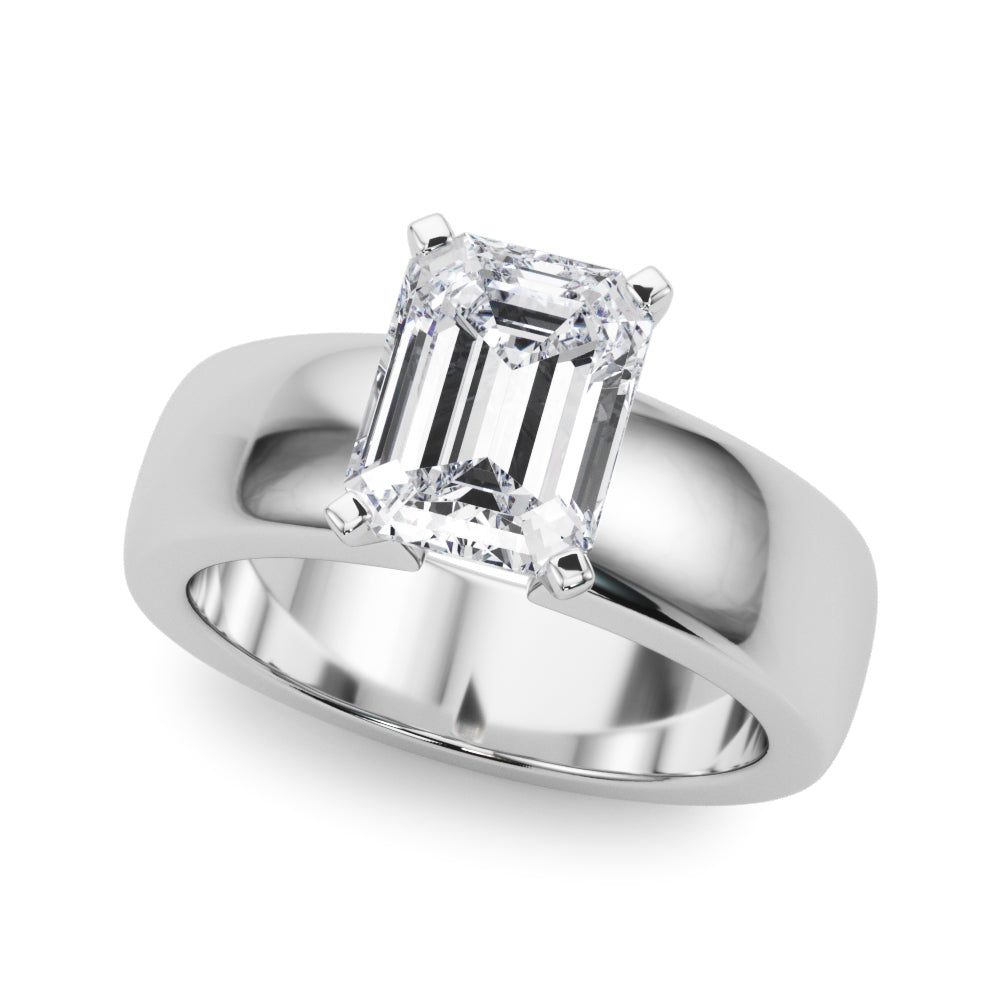 Enchanted Solitaires Round Diamond Engagement Ring — 9K/18K Gold & Platinum