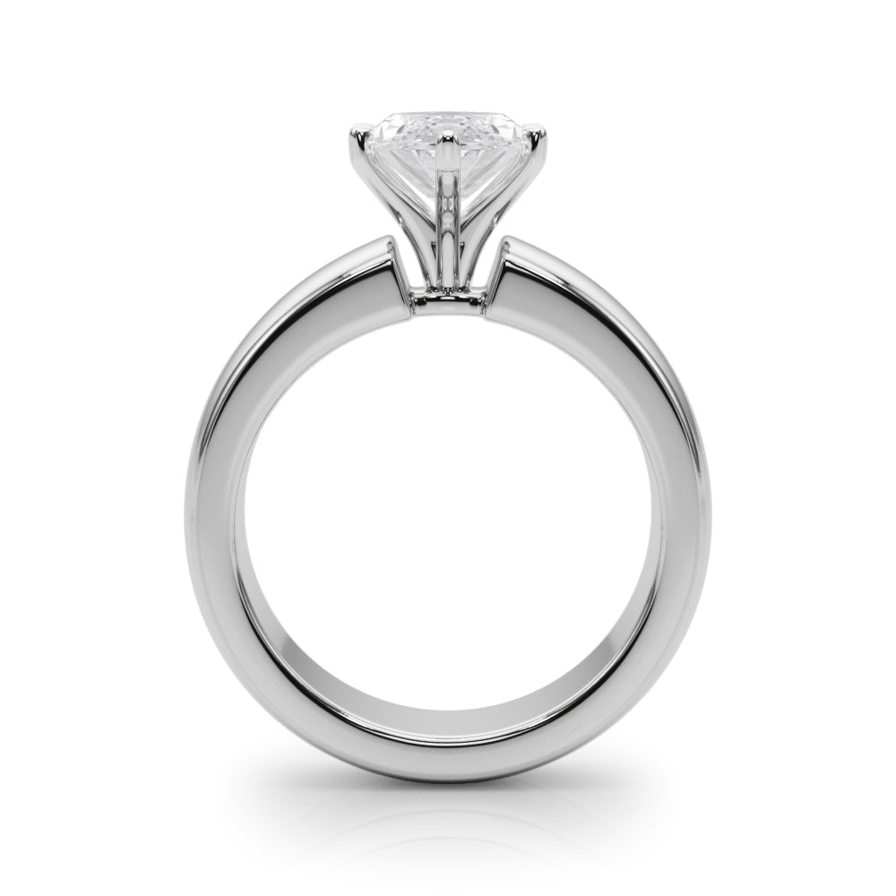 Enchanted Solitaires Round Diamond Engagement Ring — 9K/18K Gold & Platinum