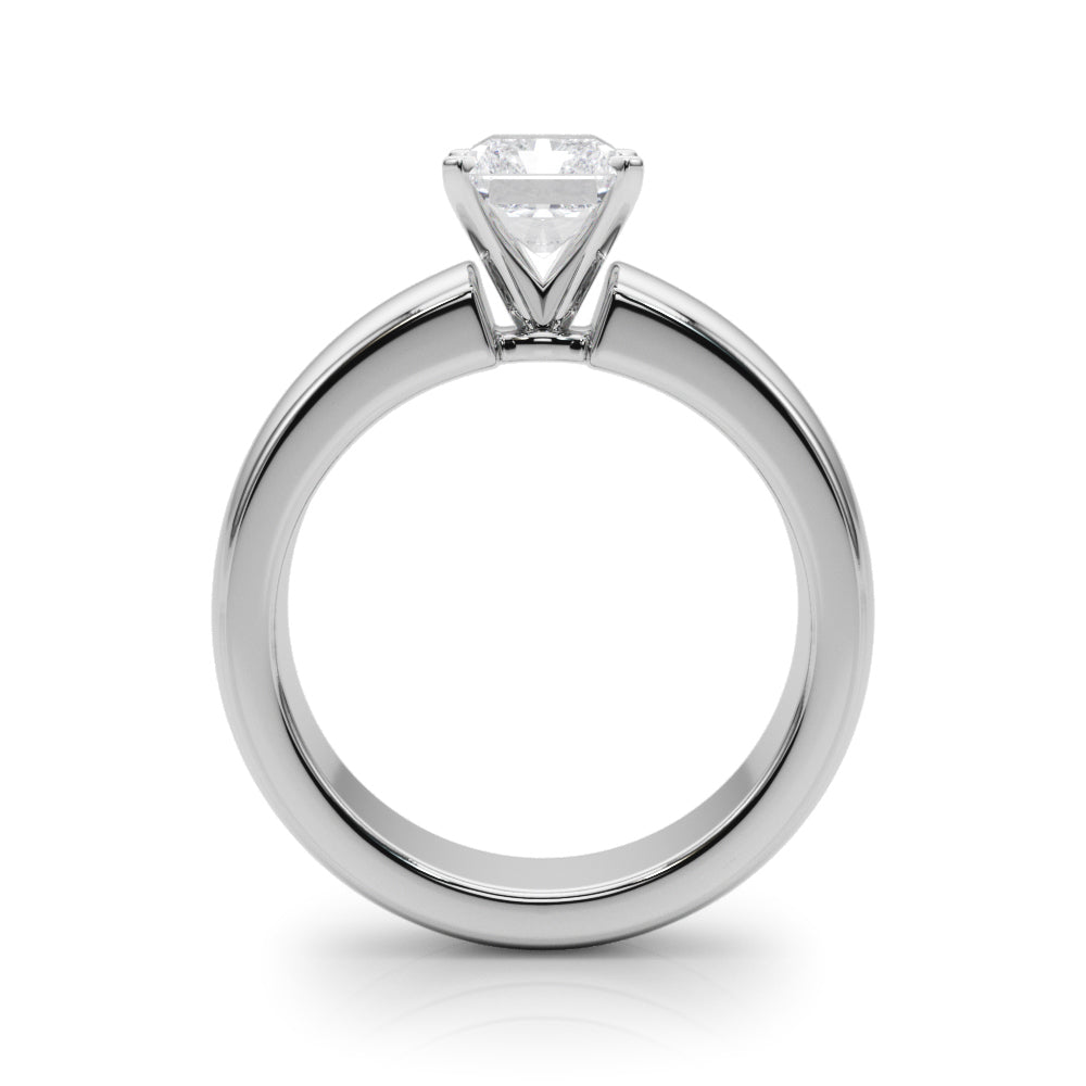 Enchanted Solitaires Round Diamond Engagement Ring — 9K/18K Gold & Platinum