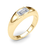 Bespoke Pave Emerald Diamond Engagement Ring — 9K/18K Gold & Platinum