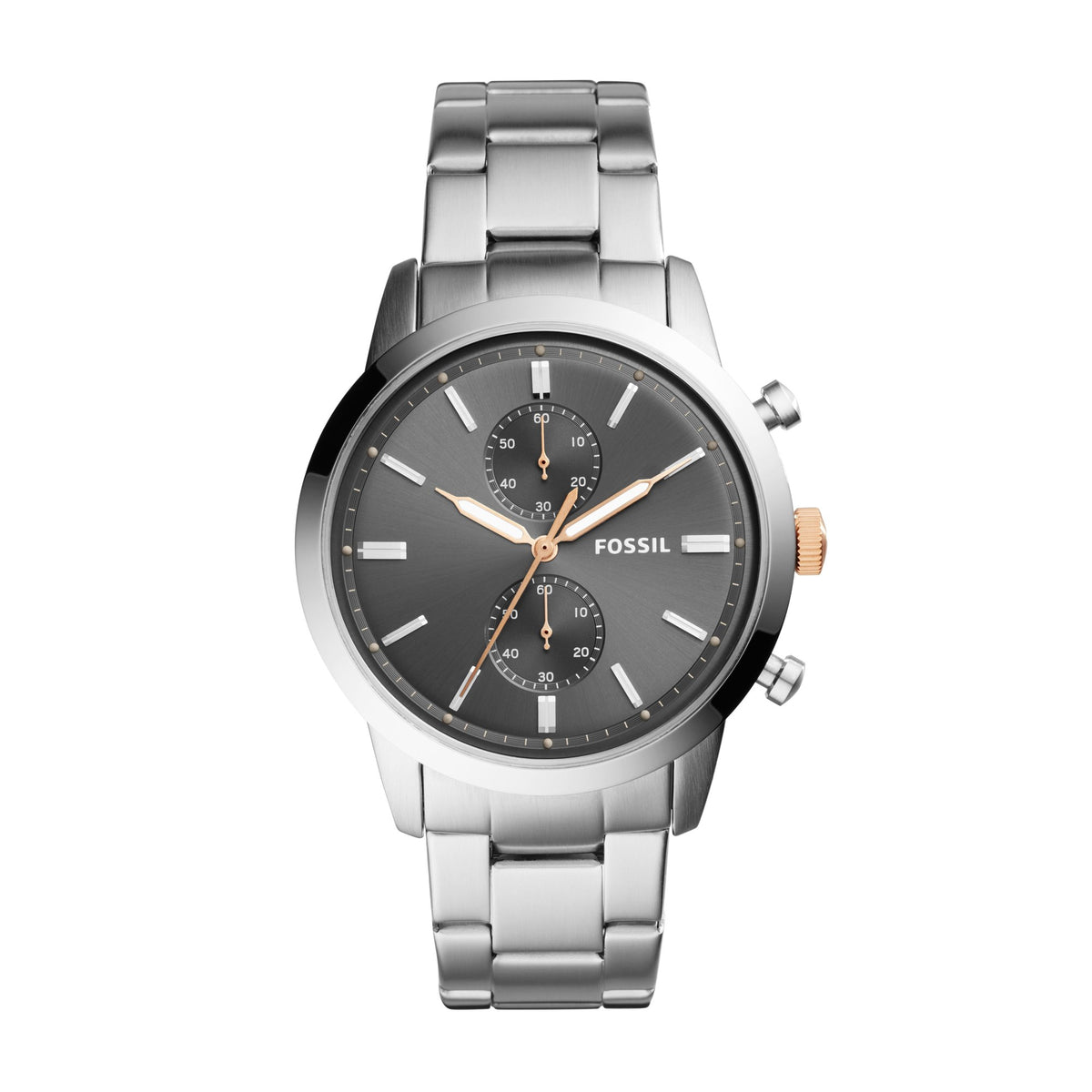 Fossil Men’s Townsman Chronograph Stainless Steel Watch