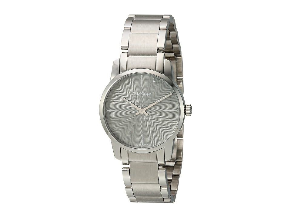 Calvin Klein City K2G23144 Ladies Grey Dial 31 mm Stainless Steel Watch