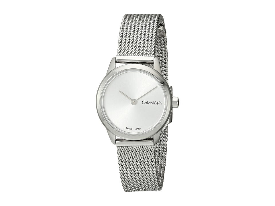 CK Calvin Klein K3m231y6 Minimal Ladies Watch Silver One Size