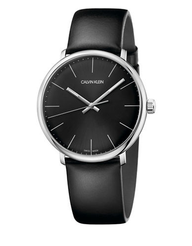 Calvin Klein High Noon Men's Watch – Black Dial, 40mm Stainless Steel Case