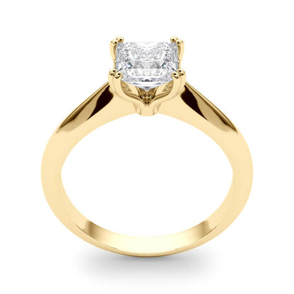  Princess Cut Diamond Four-Prong Heart Shaped Engagement Ring