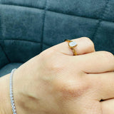 modern bypass ring solitaire lab diamond jewelry