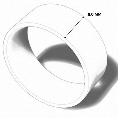 Flat Court Shape Plain Wedding Band for Women | UK Hallmarked Gold & Platinum Ring