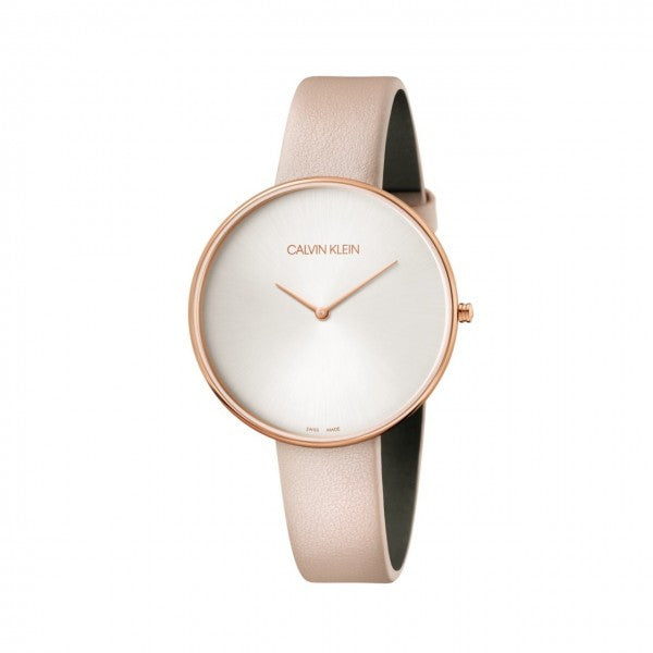 Calvin Klein K8Y236Z6 Ladies Silver Dial Plated Stainless Steel Watch