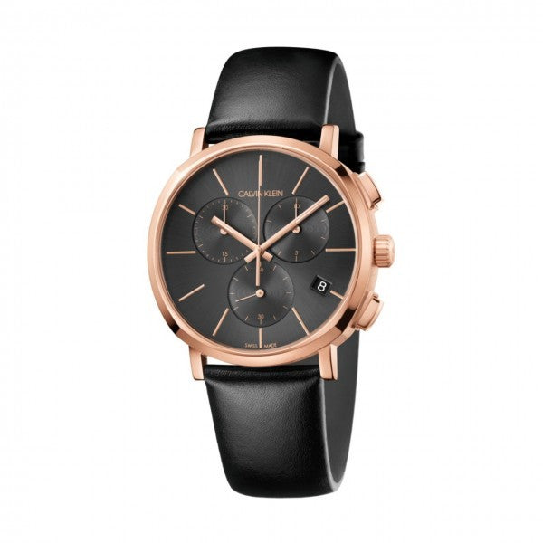 Calvin Klein Posh K8Q376C3 Men’s Chronograph Watch – Rose-Gold PVD