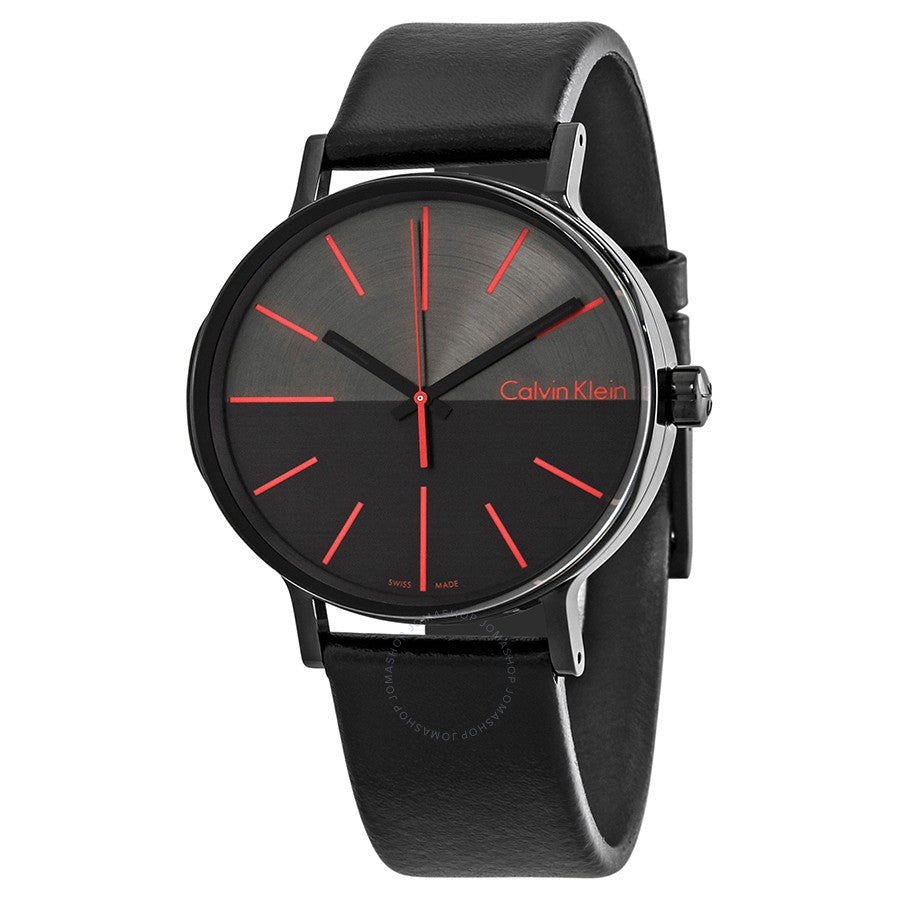 CK Calvin Klein Boost Men's Red & Black Leather Watch