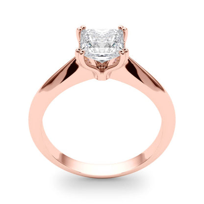  Princess Cut Diamond Four-Prong Heart Shaped Engagement Ring