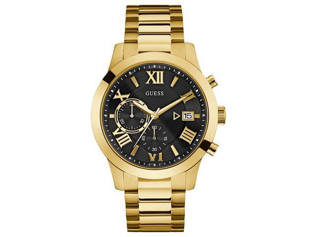 GUESS Men's Atlas Chronograph Watch W0668G8 – Gold-Tone Stainless Steel