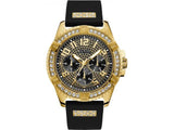 Guess Frontier Quartz Crystal Black Dial Men's Watch