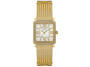 GUESS Women's Watch W0826L2 – Stainless Steel, White & Gold-Tone.