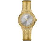 GUESS Women's Willow Watch – Stainless Steel, Silver Dial, Japanese Quartz