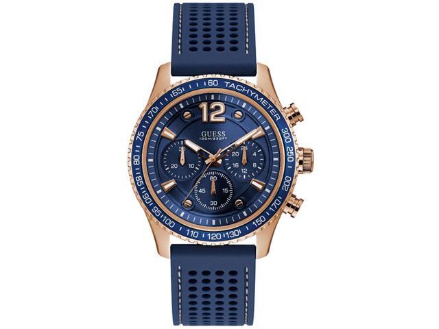 GUESS Men's Fleet Blue Watch