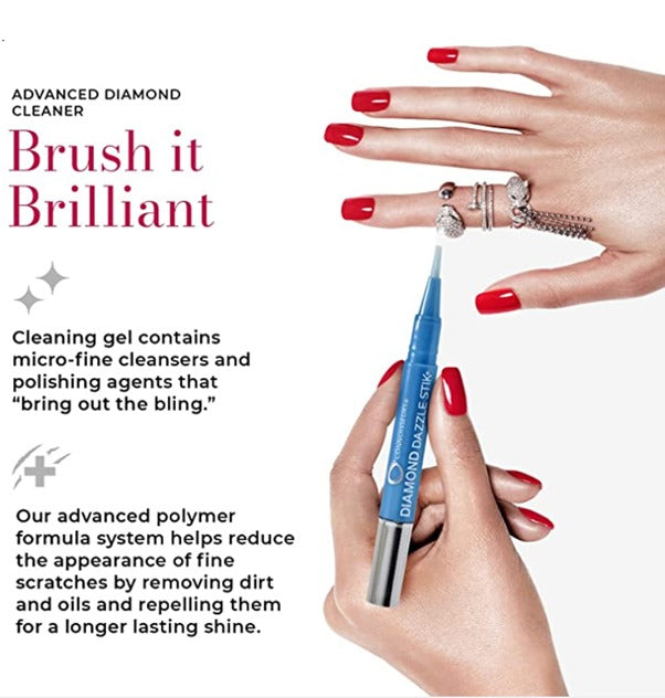 Advanced diamond cleaner with soft polished bristles