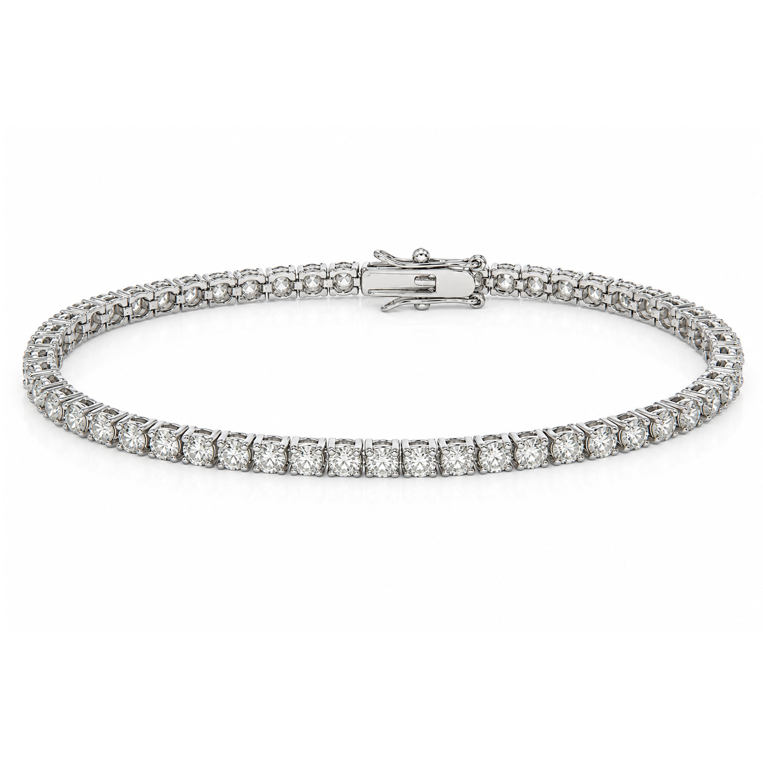 Lab grown diamond tennis bracelet