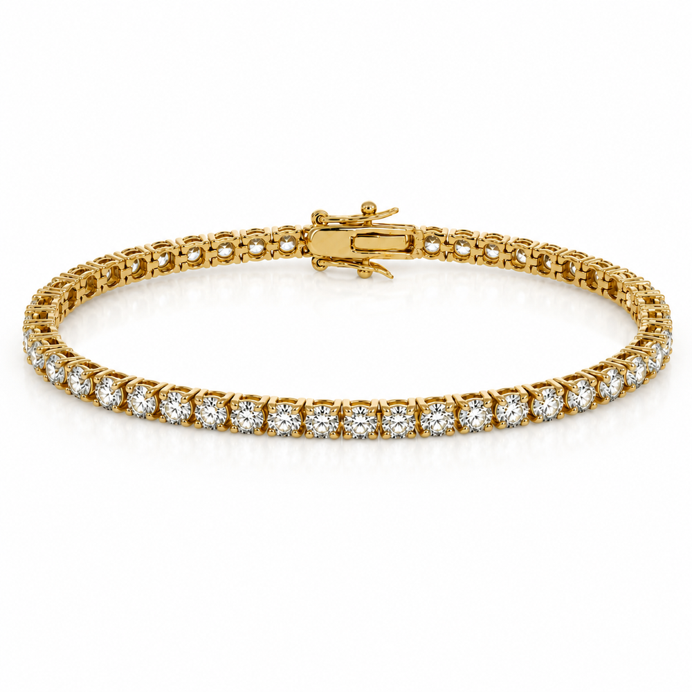 Lab grown diamond tennis bracelet
