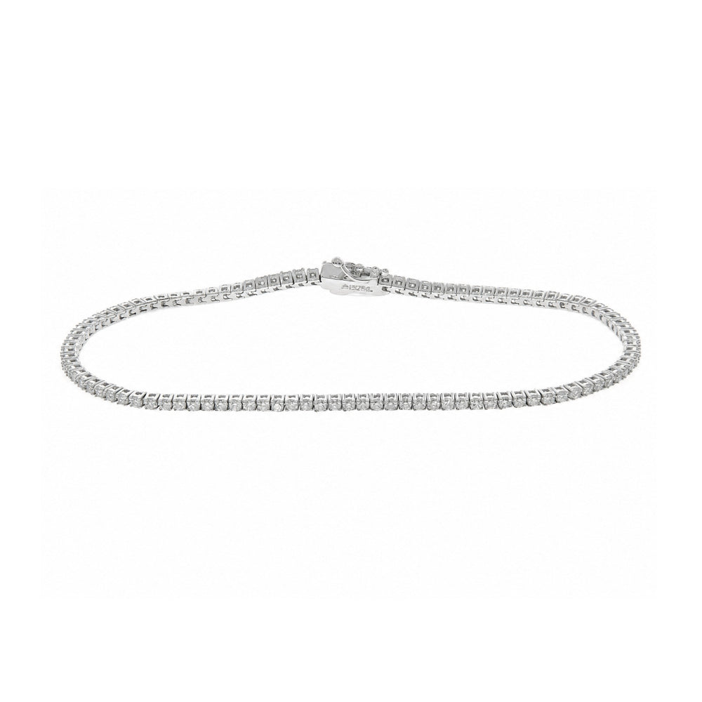Lab grown diamond tennis bracelet