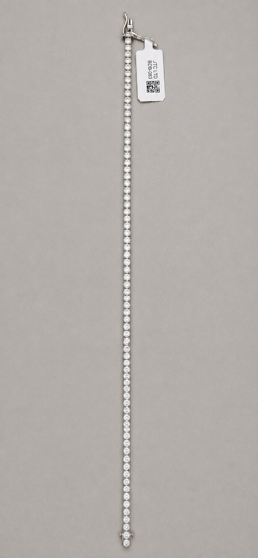 WGI 3.75Ct Natural Round Diamond Tennis Bracelet 18k White Gold Ready To Ship