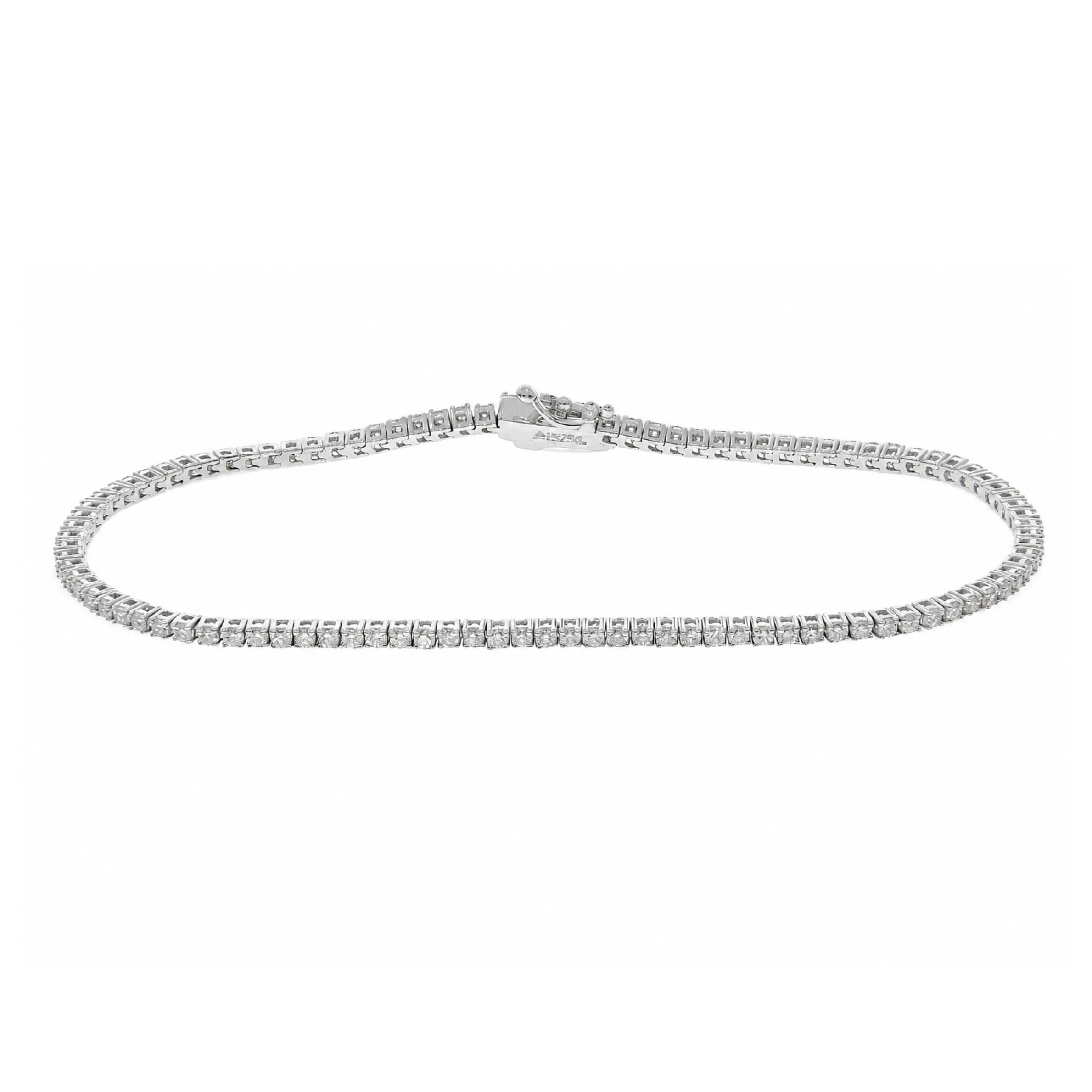 Lab grown diamond tennis bracelet