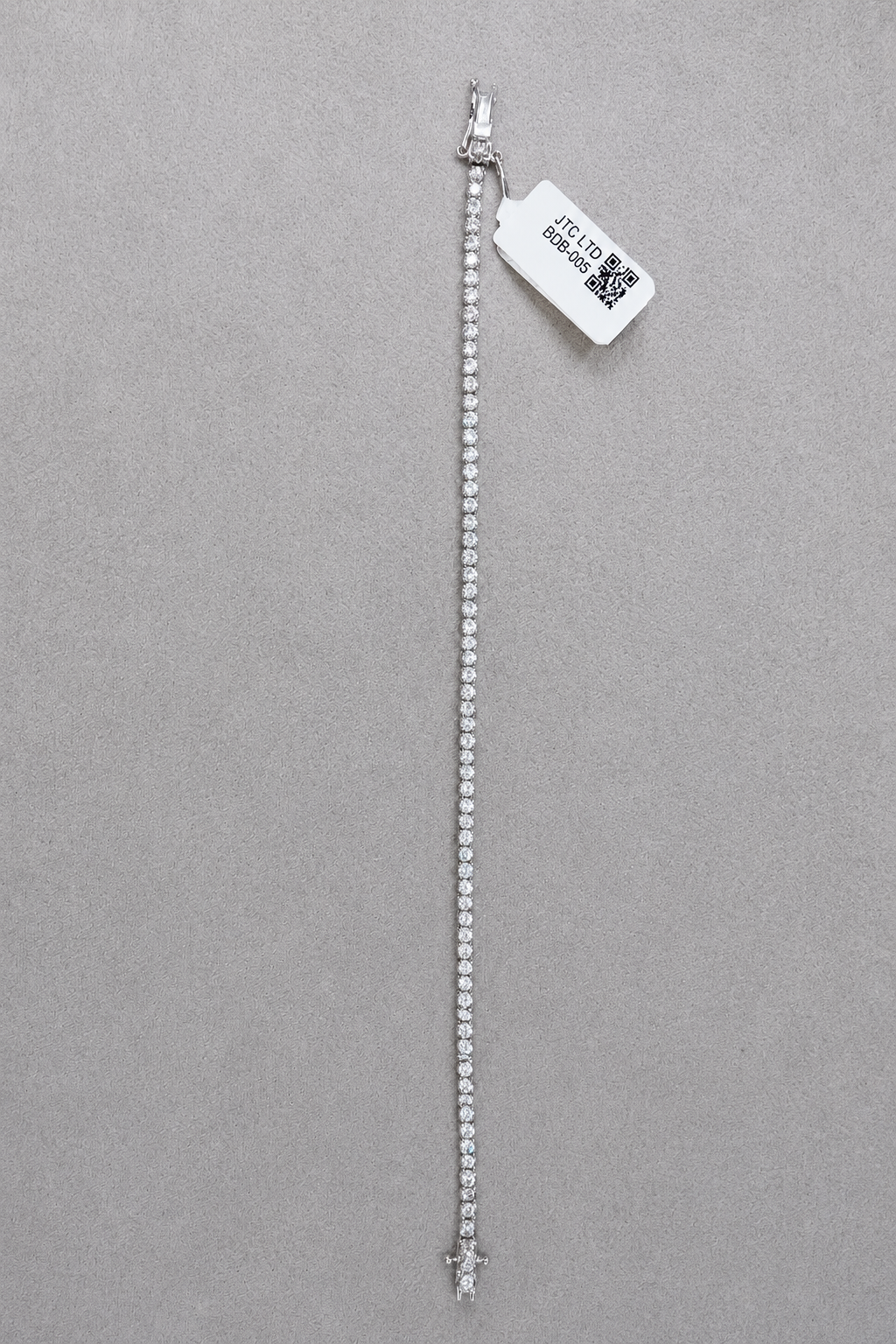 WGI 2.25ct FG/VS-SI Natural Diamond Tennis Bracelet,Platinum Ready To Ship