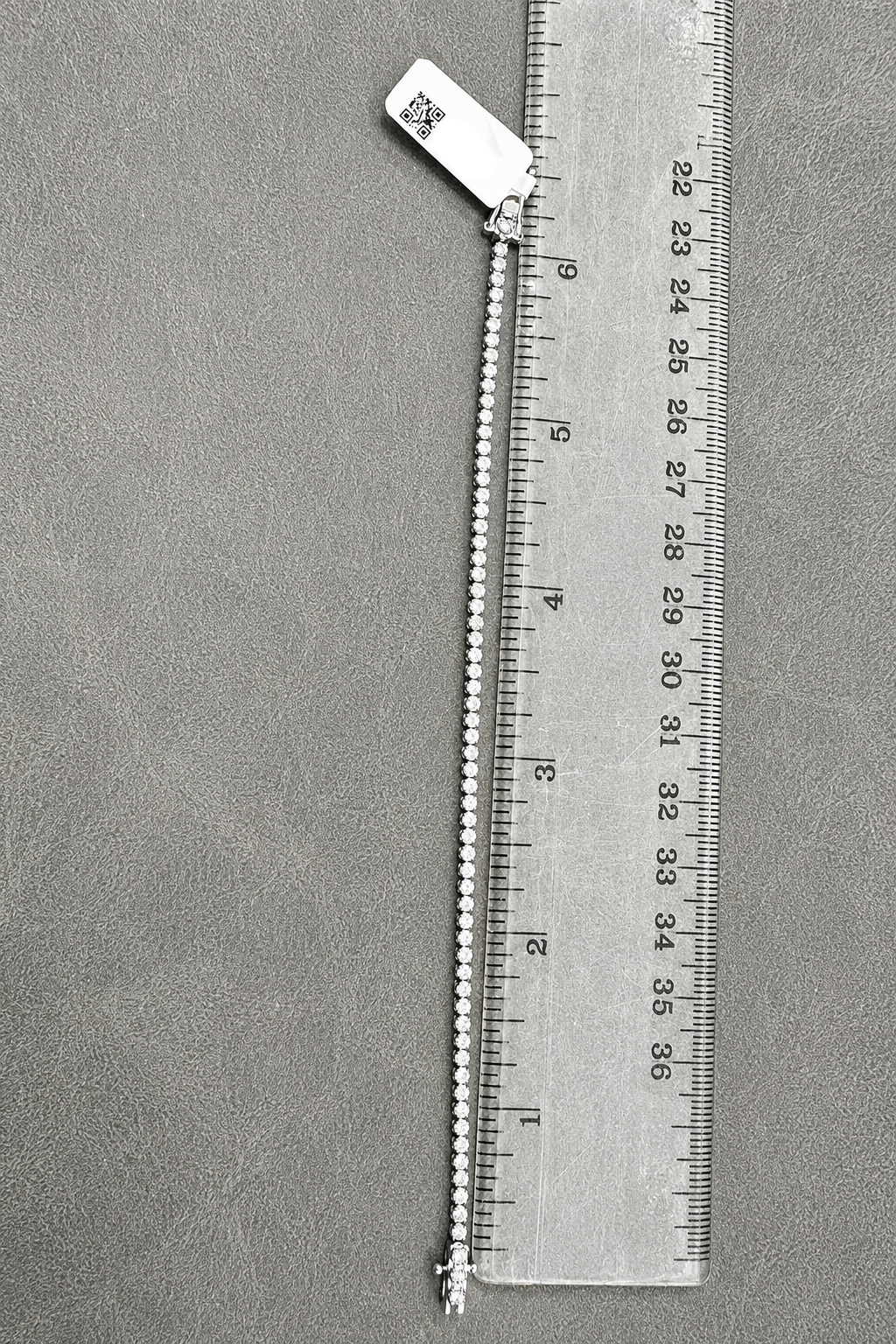 WGI 2.25ct FG/VS-SI Natural Diamond Tennis Bracelet,Platinum Ready To Ship