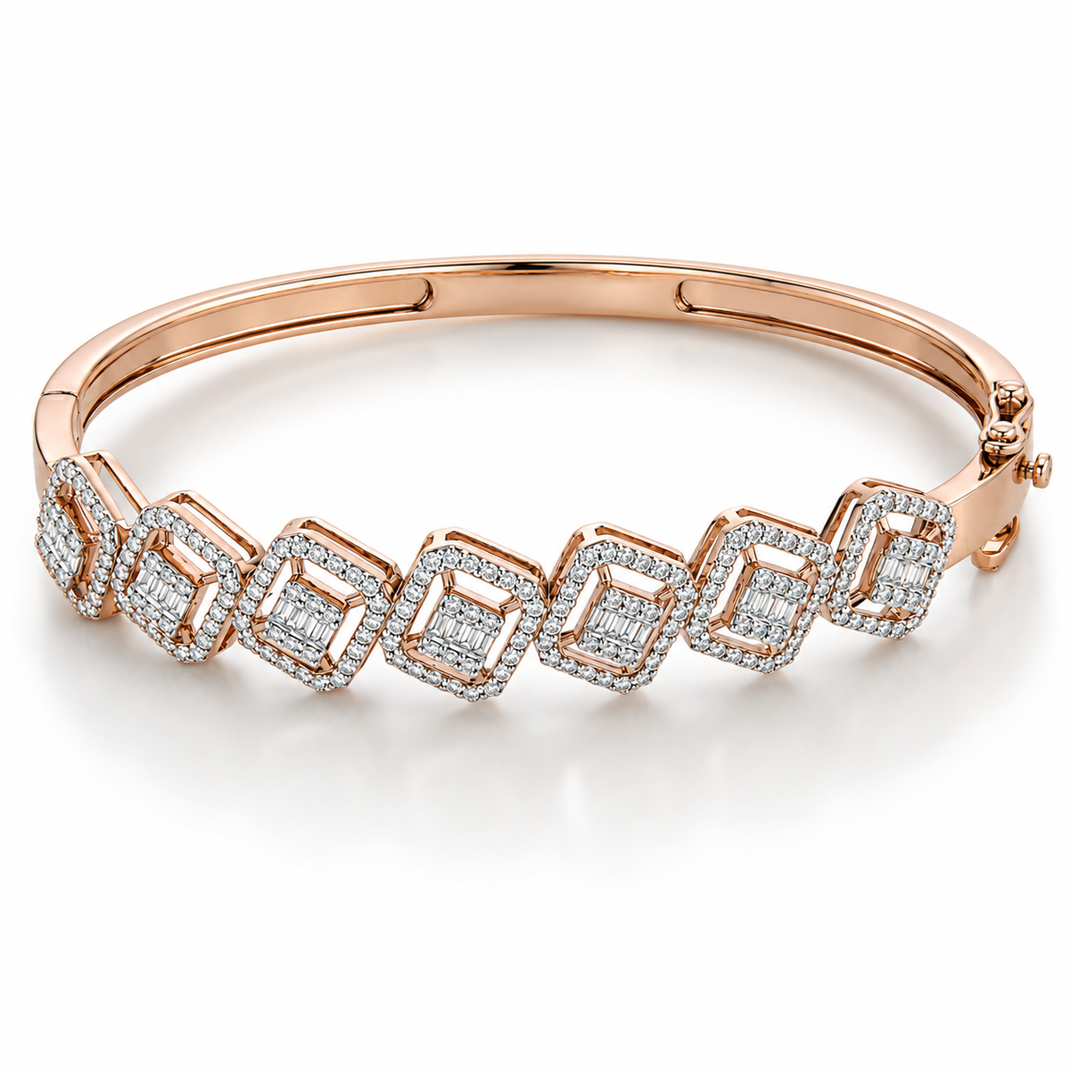 Lab grown diamond tennis bracelet