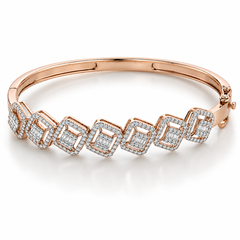 Lab grown diamond tennis bracelet