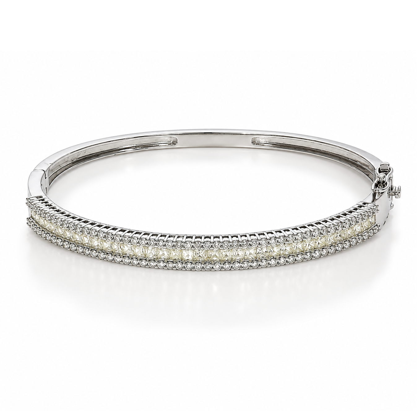 Lab grown diamond tennis bracelet