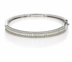 Lab grown diamond tennis bracelet