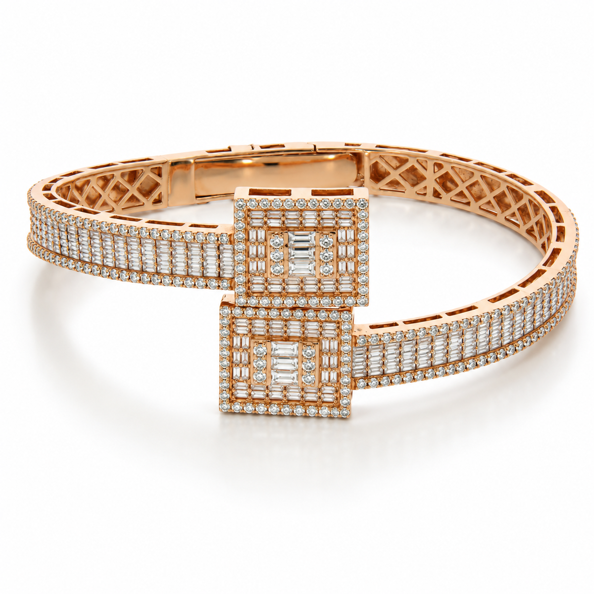 Lab grown diamond tennis bracelet