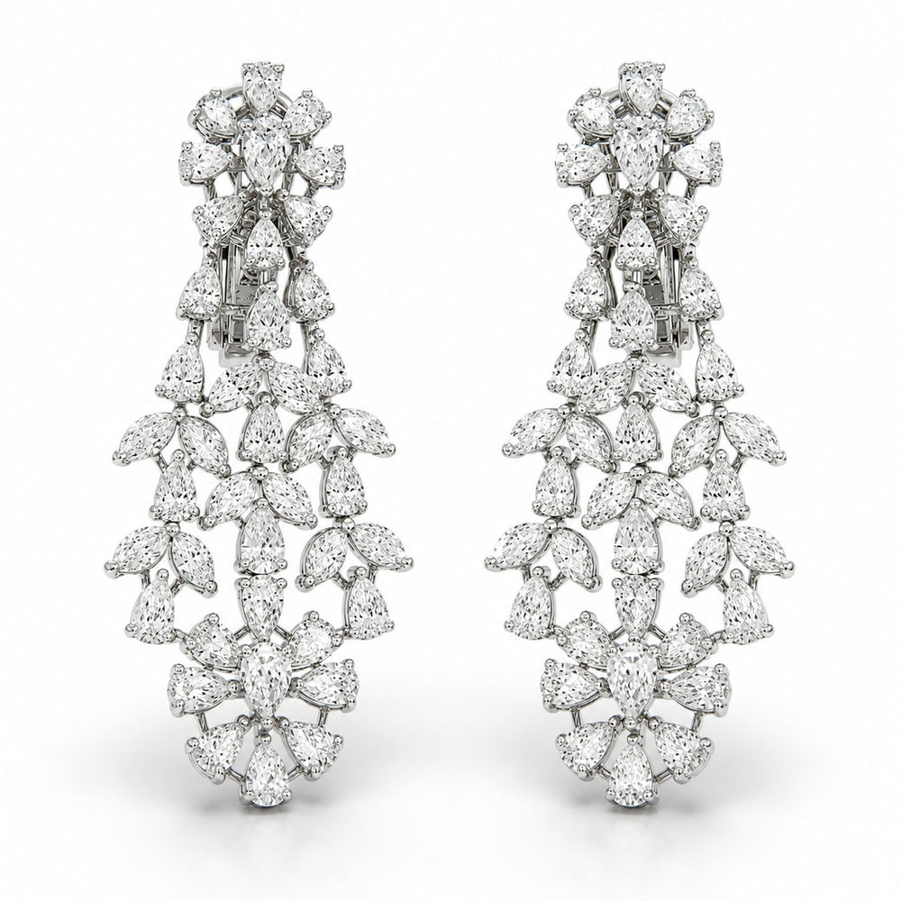 Lab grown diamond earring