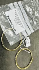 WGI 2.50Ct Natural Round Diamond Hoop Earring 9k White Gold Ready To Ship