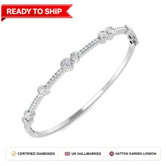 Lab grown diamond tennis bracelet