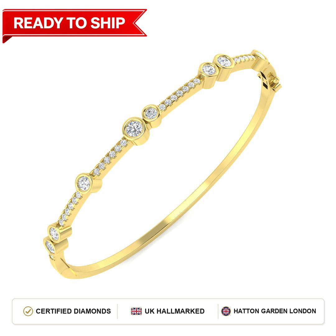 Lab grown diamond tennis bracelet