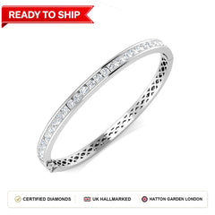 Lab grown diamond tennis bracelet
